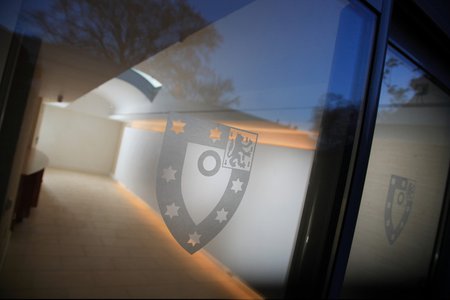 Crest on Window