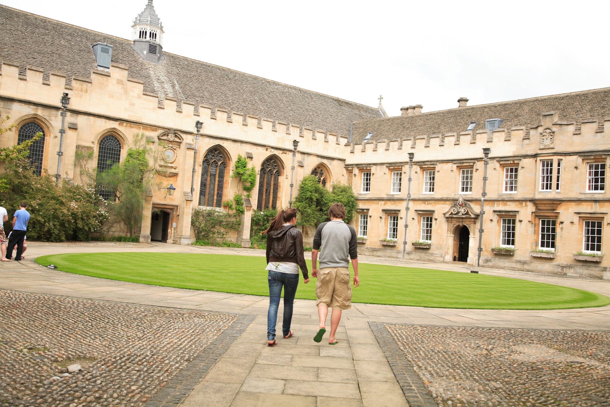 students in Front Quad