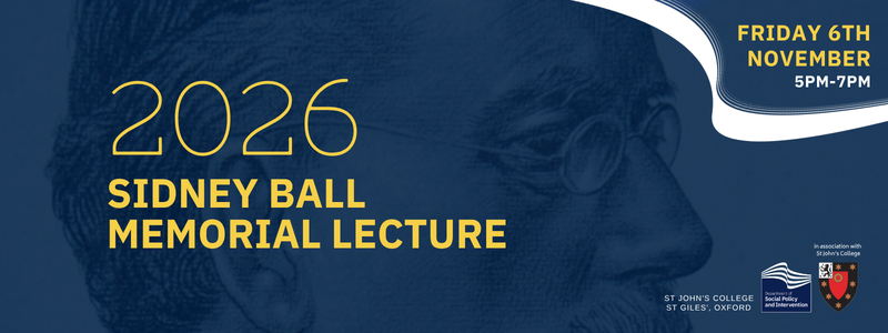 Sidney Ball Lecture 2026 banner