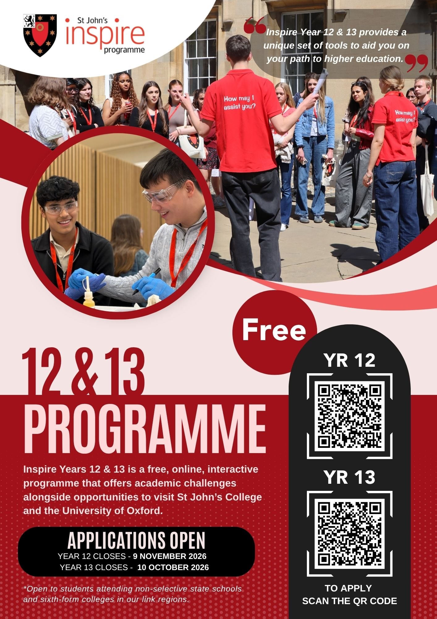 26-27 Inspire 12 & 13 - A4 Poster