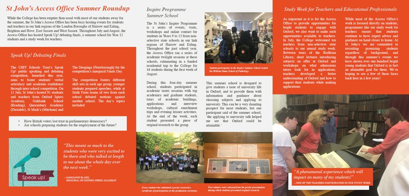Admissions News Story September 2018