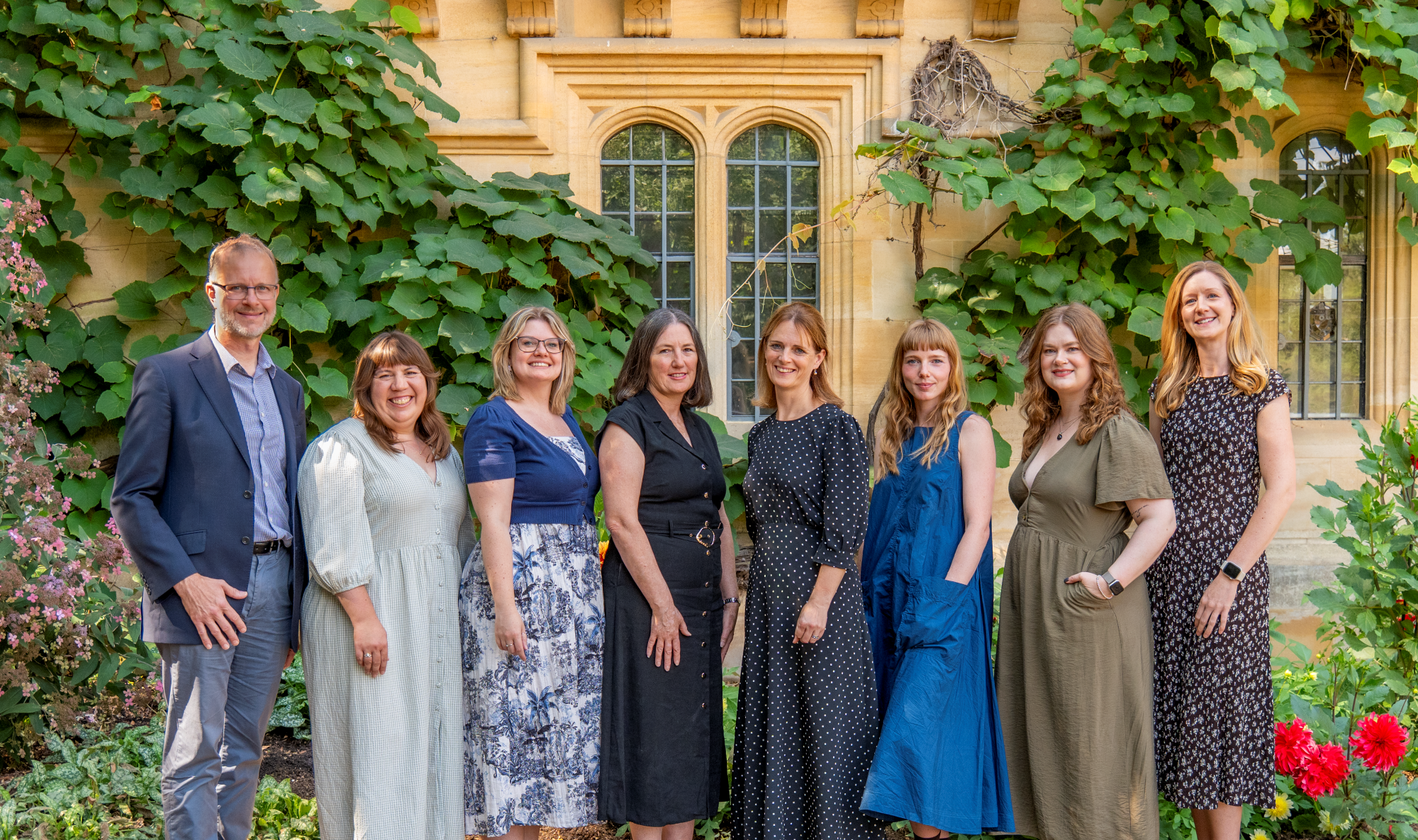 Tom Childs, Kristina McClendon, Jessica Dowling, Angela Jones, Caroline Wallard, Rosie Lloyd-Reed, Nichola Barrett and Sophie Parkinson