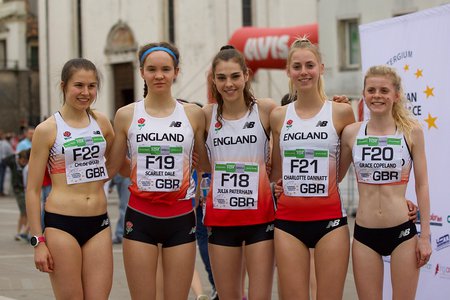 Charlote Dannatt Biomed undergrad England U20 athletics May 18