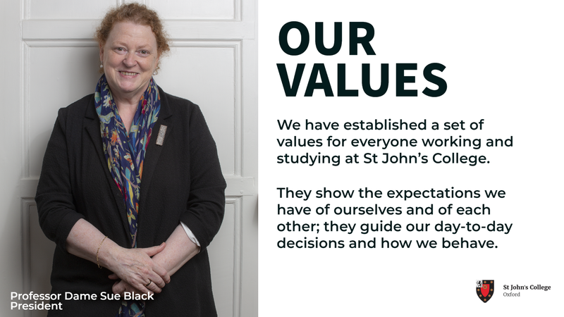 St John&#x27;s College values