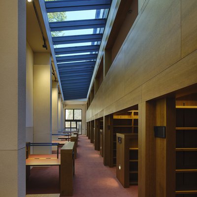 Roof lights for the Lower Reading Room and Mezzanine.