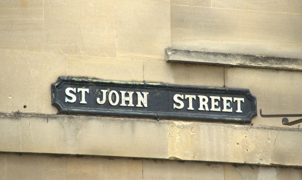 St John Street sign