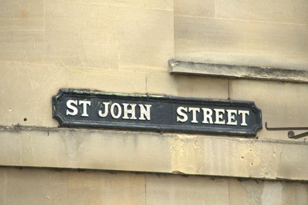 St John Street sign