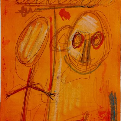 Dissociated orange face