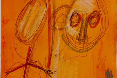 Dissociated orange face