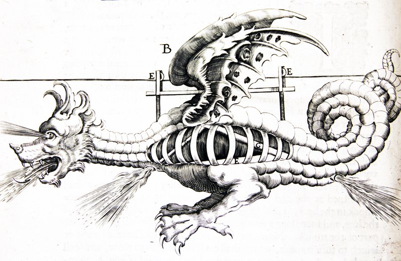 Dragon from Pyrotechnia by John Babington