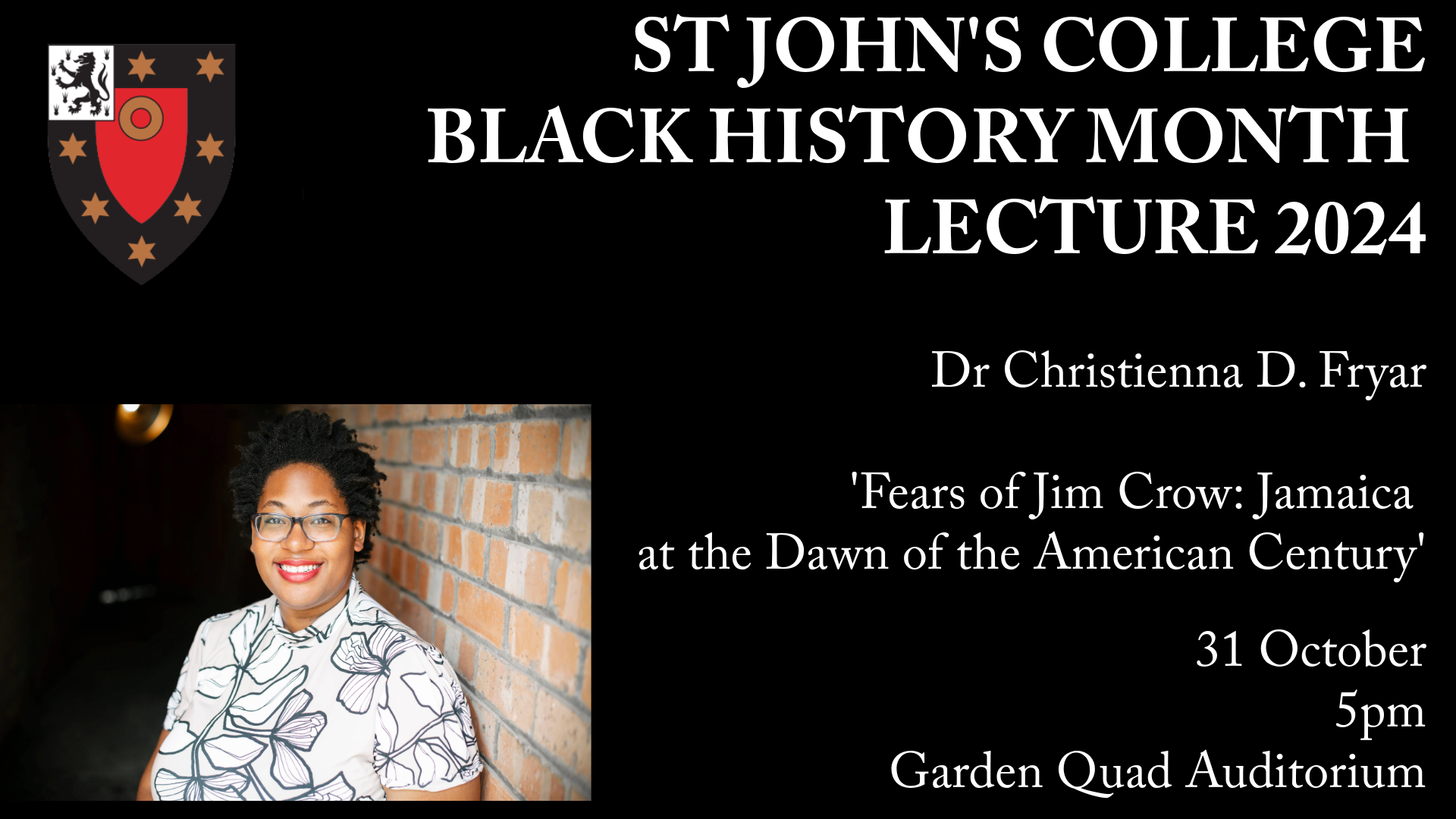 Fryar Lecture 2024