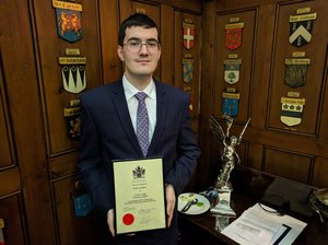Marius Gavrilescu wins top student IT award Feb 18