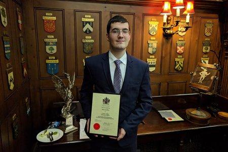 Marius Gavrilescu wins top student IT award Feb 18