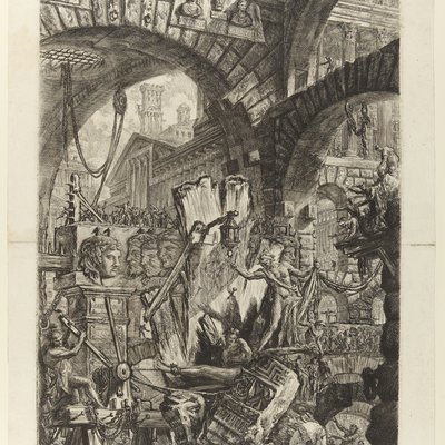 Giovanni_Battista_Piranesi_-_Le_Carceri_d'Invenzione_-_Second_Edition_-_1761_-_02_-_The_Man_on_the_Rack