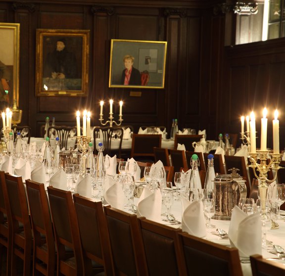 Conference dinner in hall