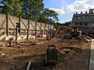 Work on the new Library & Study Centre