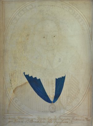 Micrographic Portrait of Charles I