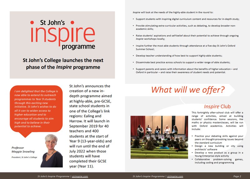 Inspire Brochure