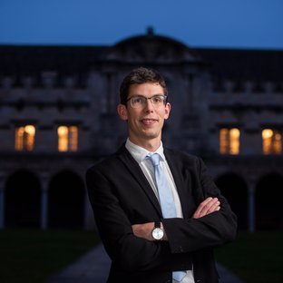 James Maynard in Canterbury Quad