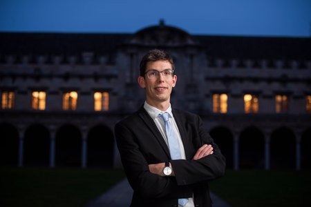 James Maynard in Canterbury Quad