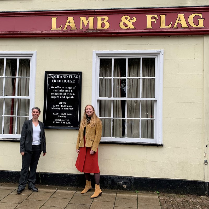 Lamb and Flag-reopening