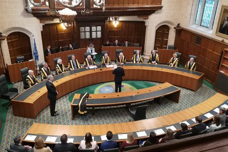 Lord Hamblen Supreme Court swearing in