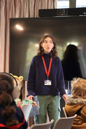 Megan Bruton Access Officer delivering a workshop