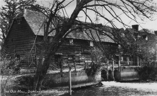 Black and white photo of Overy Mill