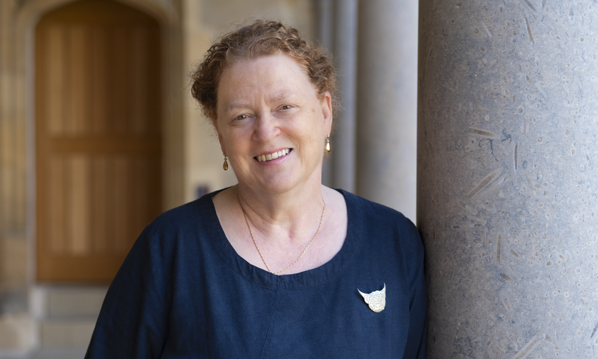 Professor Lady Sue Black in Canterbury Quadrangle