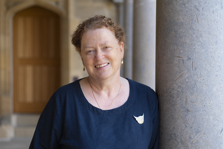 Professor Lady Sue Black in Canterbury Quadrangle