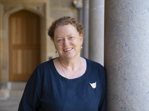 Professor Lady Sue Black in Canterbury Quadrangle