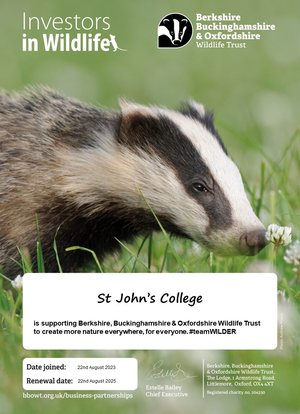 St Johns College INW Digital Membership Certificate Aug 2024 to Aug 2025
