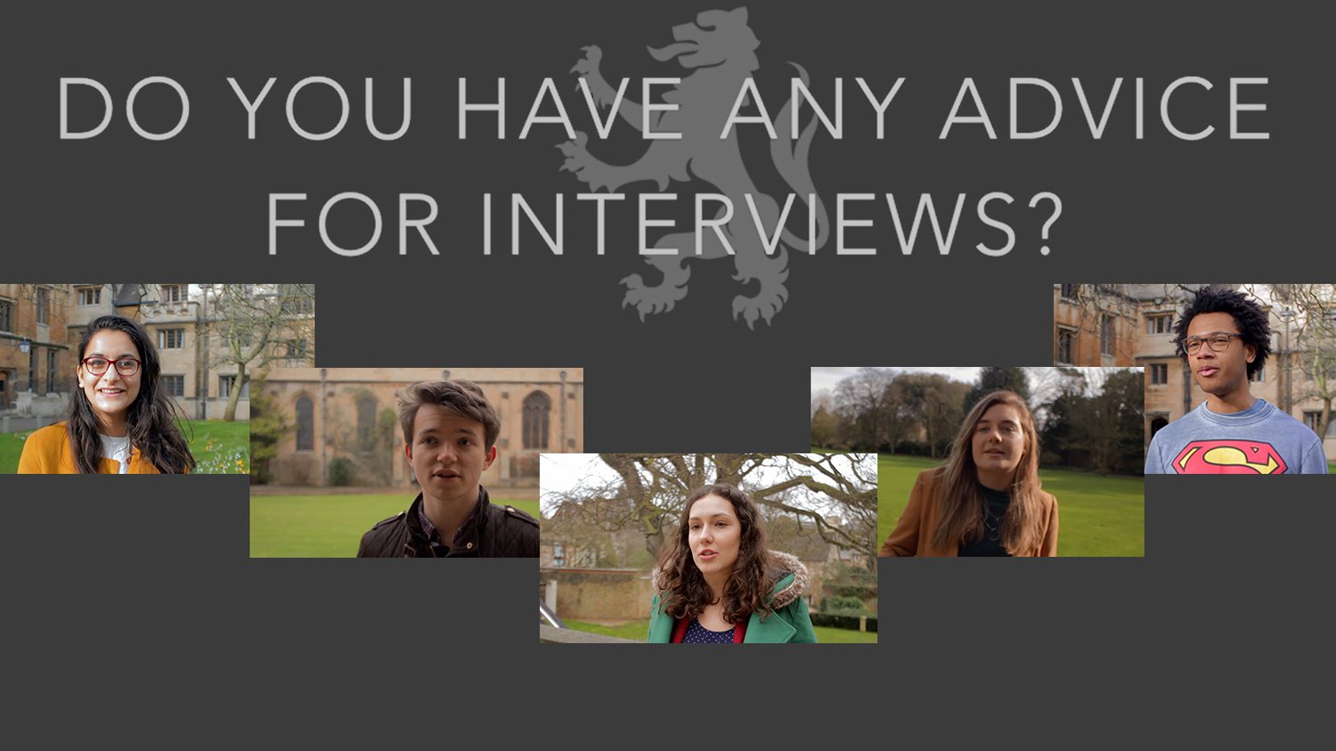 Student Interview Advice