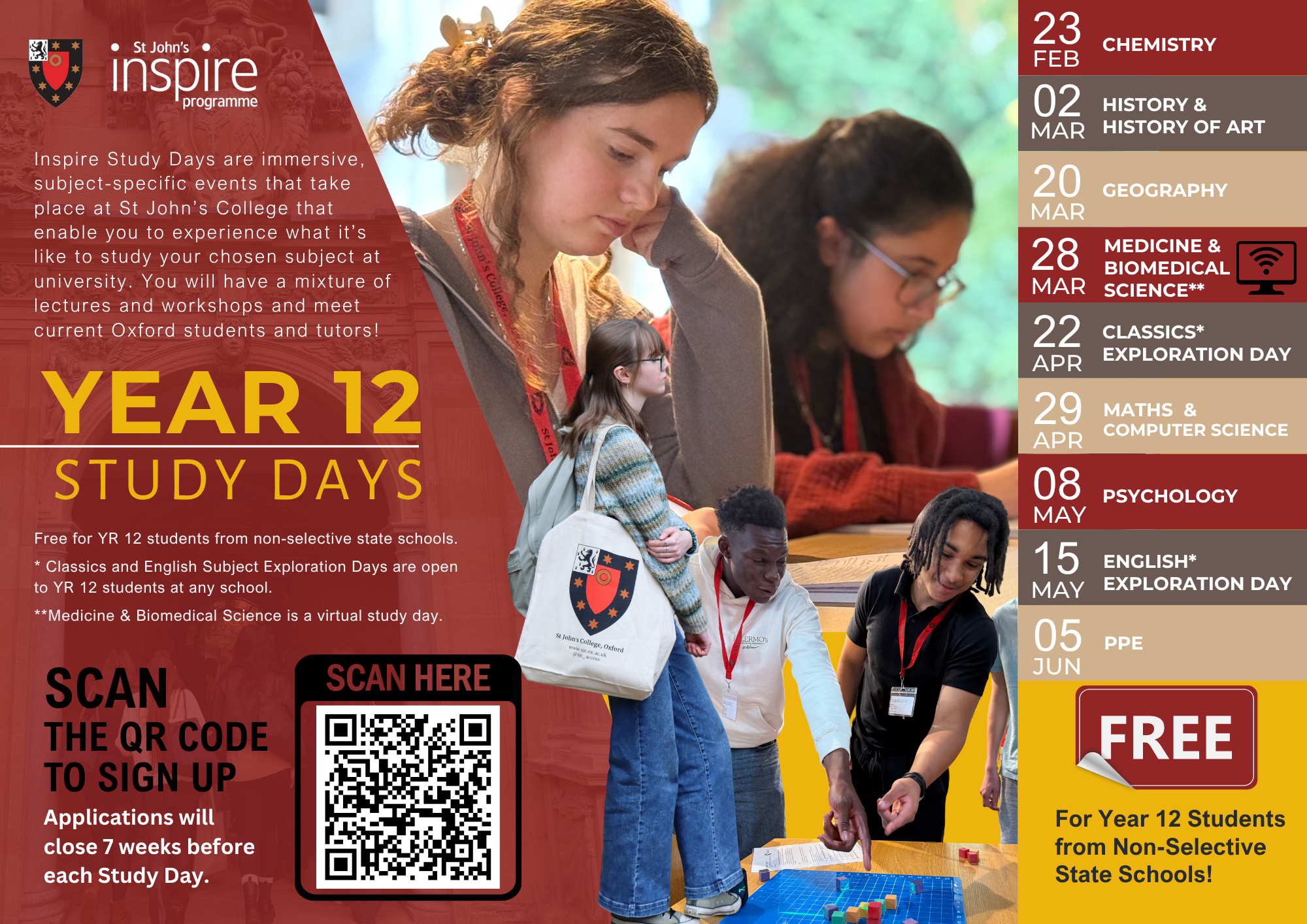 YEAR 12 STUDY DAYS 2026