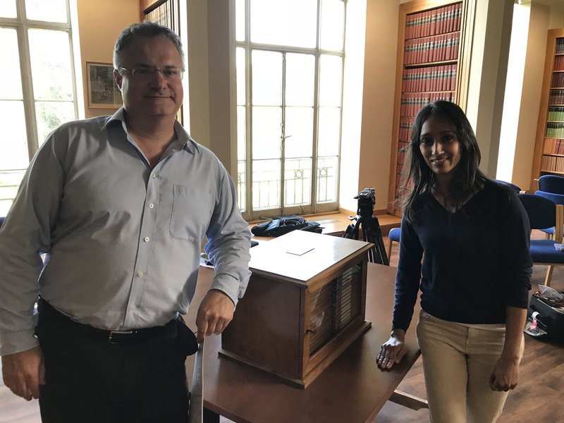 Professor Zoltan Molnar with Dr Aarti Jagannath from the University’s neuroscience department