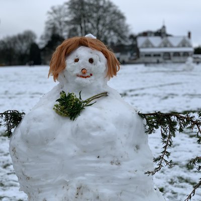 Zoltan Molnar: Snowwoman in University Parks