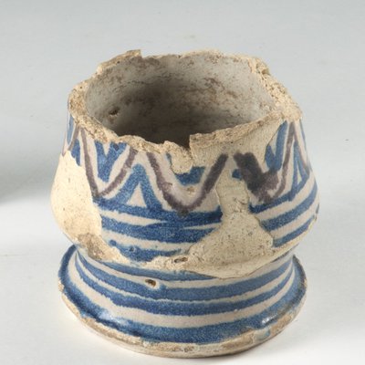 medicine pot found on the site of the new Library & Study Centre
