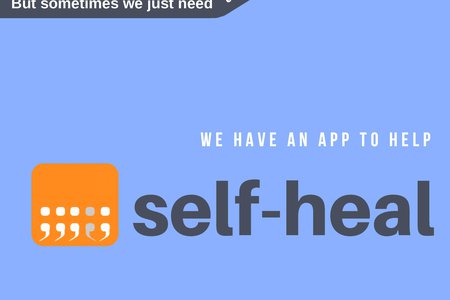 self-heal app flyer