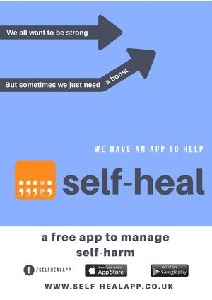 self-heal app flyer